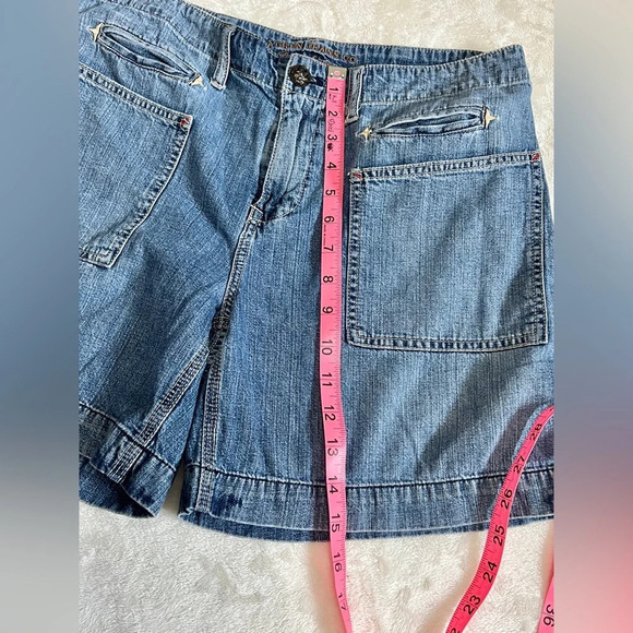Ralph Lauren Vintage 90's Y2K Denim Shorts - Size 8 - Picture 6 of 11